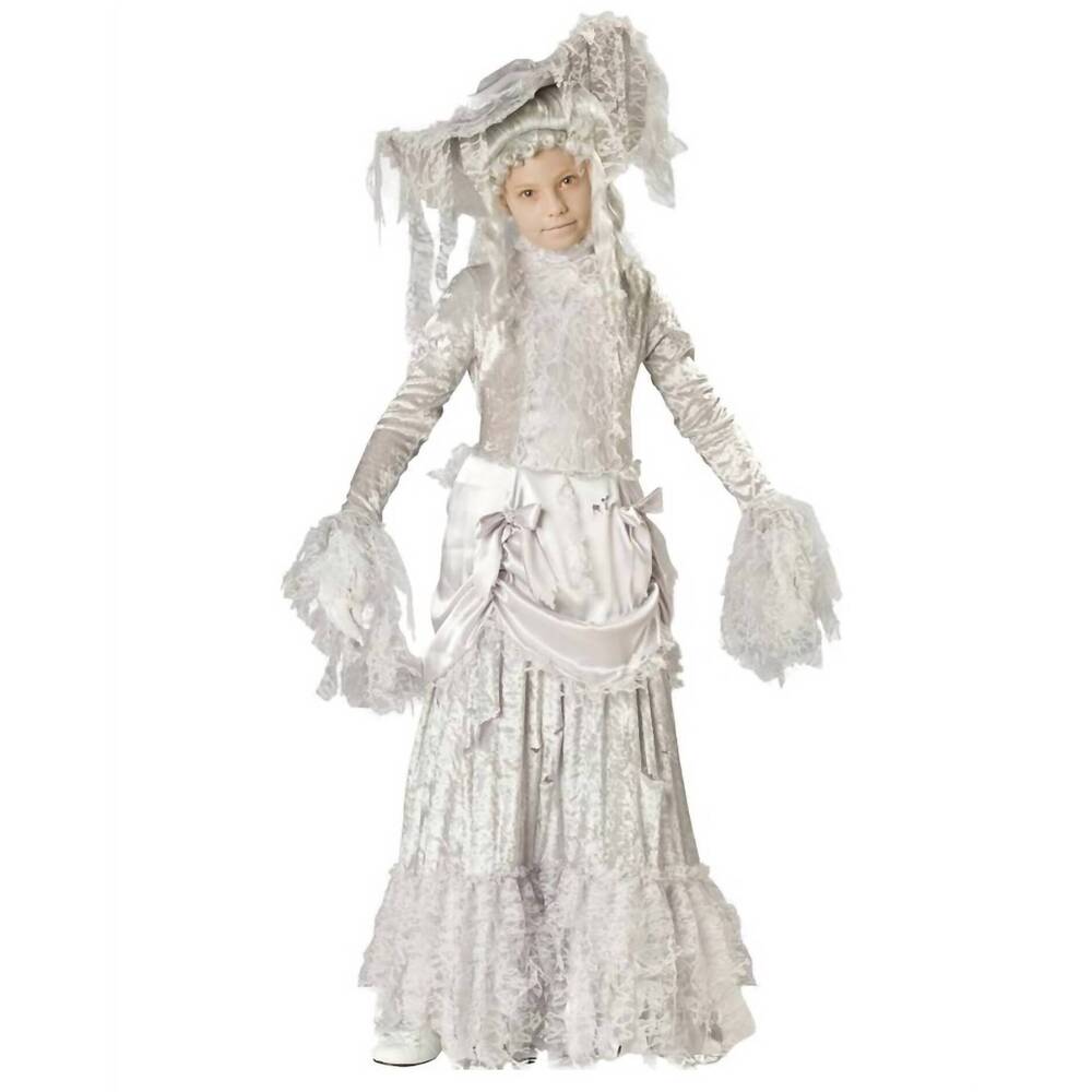 NEW INCHARACTER COSTUMES girls ghostly lady costume in white